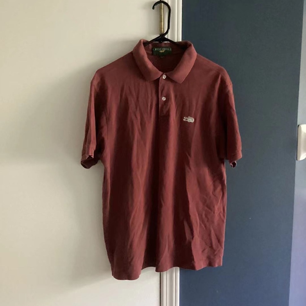 CROCODILE Men M Maroon Polo